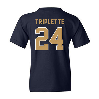 Georgia Tech - NCAA Football : Ronald Triplette - Vintage Helmet Youth T-Shirt-1