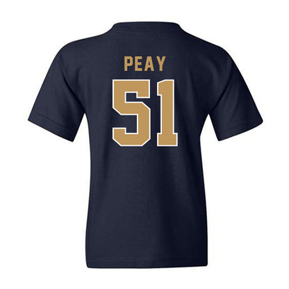 Georgia Tech - NCAA Football : Kevin Peay - Vintage Helmet Youth T-Shirt-1