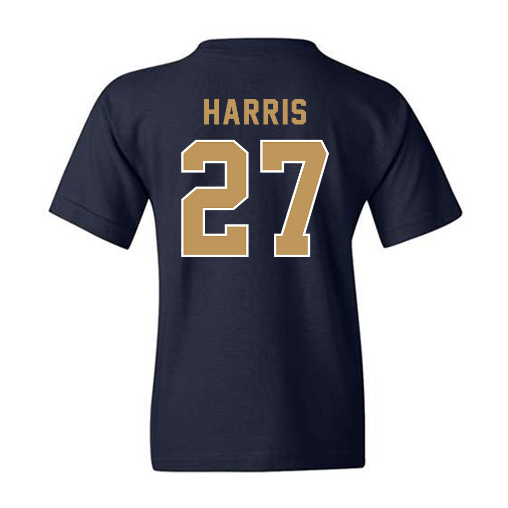 Georgia Tech - NCAA Football : Tae Harris - Vintage Helmet Youth T-Shirt-1