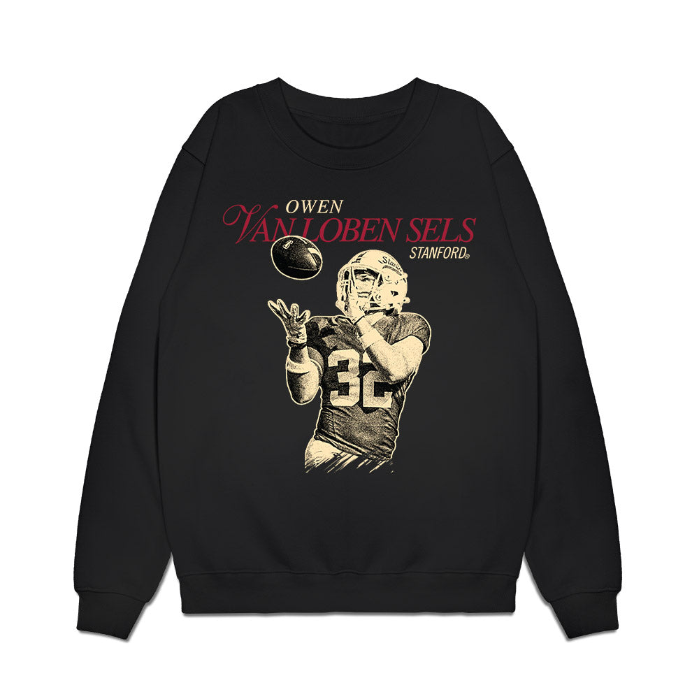 Stanford - NCAA Football : Owen van Loben Sels - Legacy Premium Crewneck Sweatshirt-0