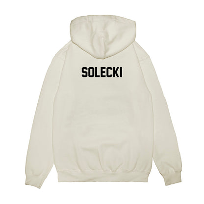 Purdue - NCAA Football : Aiden Solecki - Vintage Helmet Premium Hooded Sweatshirt-1