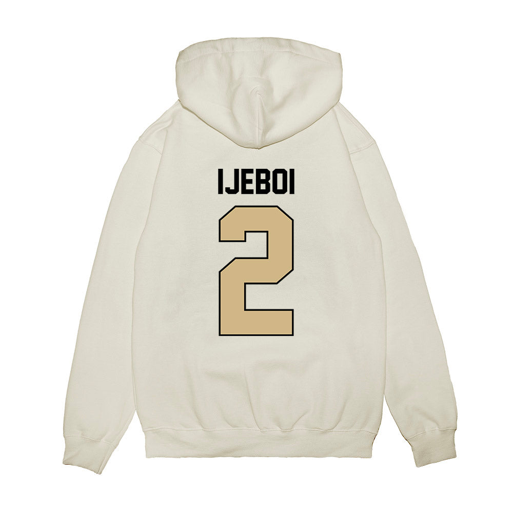 Purdue - NCAA Football : Fame Ijeboi - Vintage Helmet Premium Hooded Sweatshirt-1