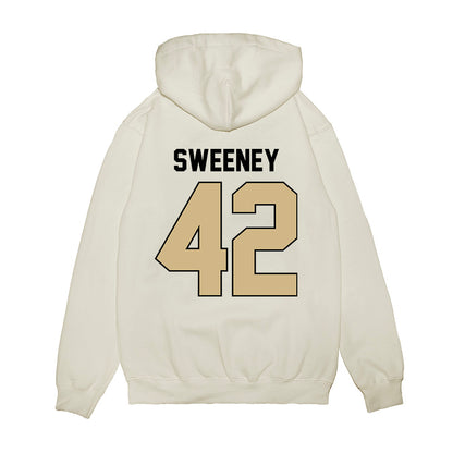 Purdue - NCAA Football : Brayden Sweeney - Vintage Helmet Premium Hooded Sweatshirt-1