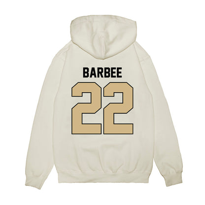 Purdue - NCAA Football : Maxwell Barbee - Vintage Helmet Premium Hooded Sweatshirt-1