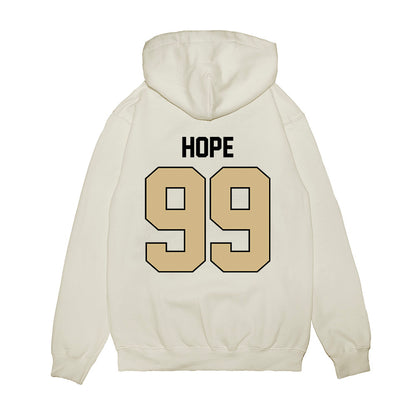 Purdue - NCAA Football : Josiah Hope - Vintage Helmet Premium Hooded Sweatshirt-1