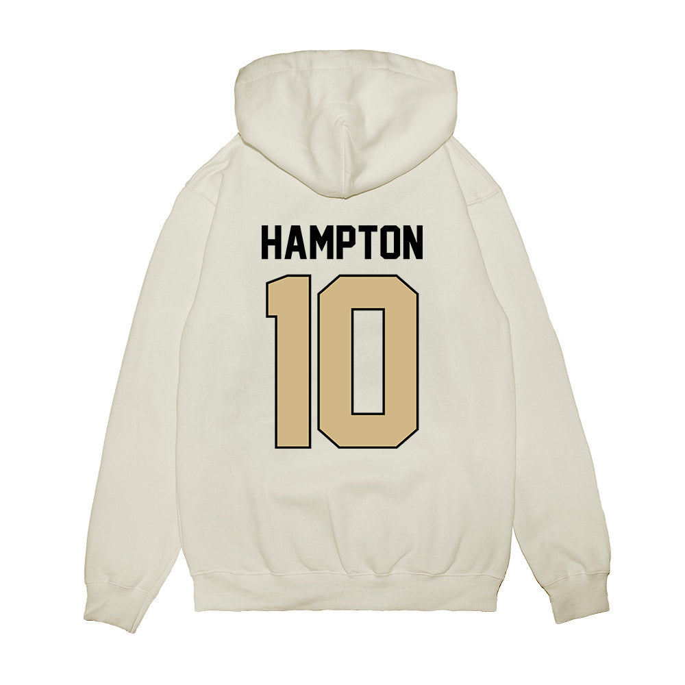 Purdue - NCAA Football : TaVari Hampton - Vintage Helmet Premium Hooded Sweatshirt-1