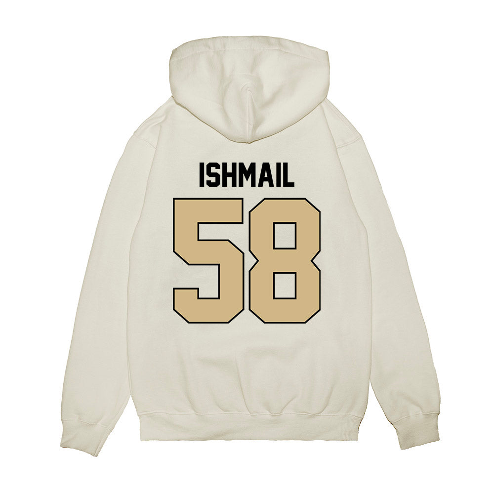 Purdue - NCAA Football : Breeon Ishmail - Vintage Helmet Premium Hooded Sweatshirt-1