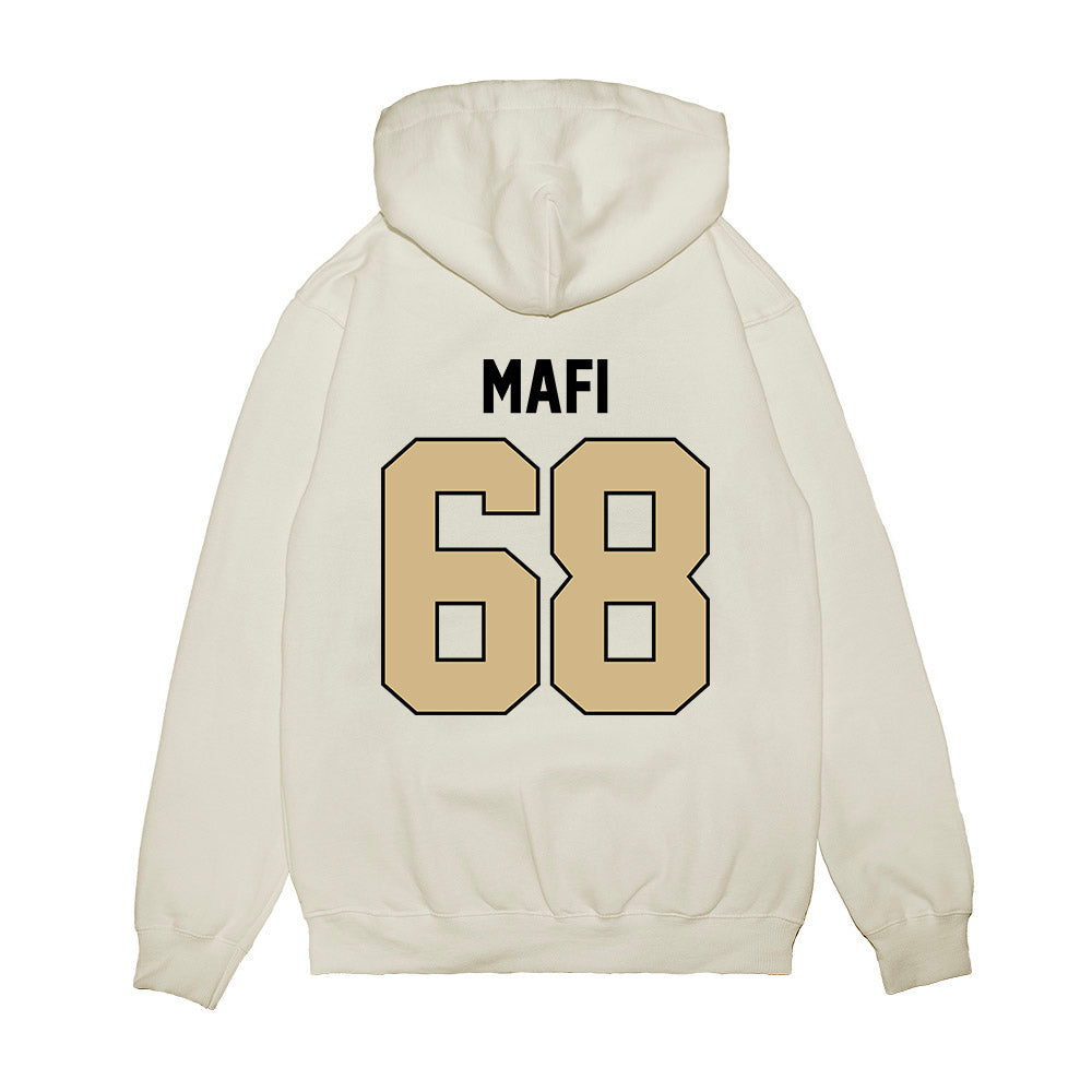 Purdue - NCAA Football : Nuku Mafi - Vintage Helmet Premium Hooded Sweatshirt-1