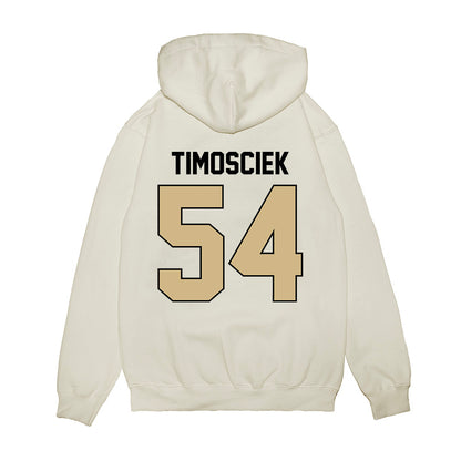 Purdue - NCAA Football : Hayden Timosciek - Vintage Helmet Premium Hooded Sweatshirt-1