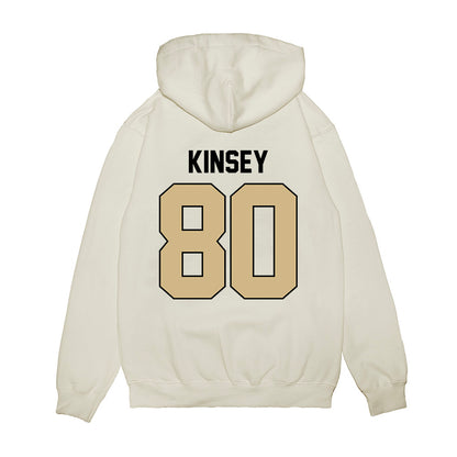 Purdue - NCAA Football : Brandon Kinsey - Vintage Helmet Premium Hooded Sweatshirt-1