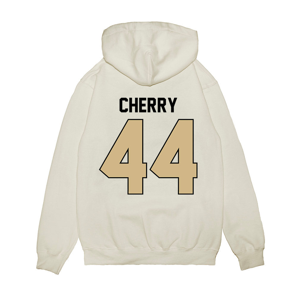 Purdue - NCAA Football : Kobe Cherry - Vintage Helmet Premium Hooded Sweatshirt-1