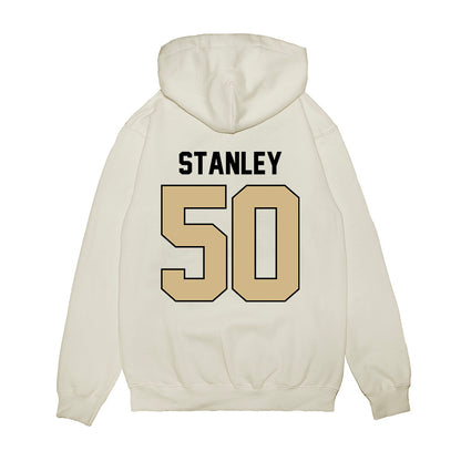 Purdue - NCAA Football : Boaz Stanley - Vintage Helmet Premium Hooded Sweatshirt-1