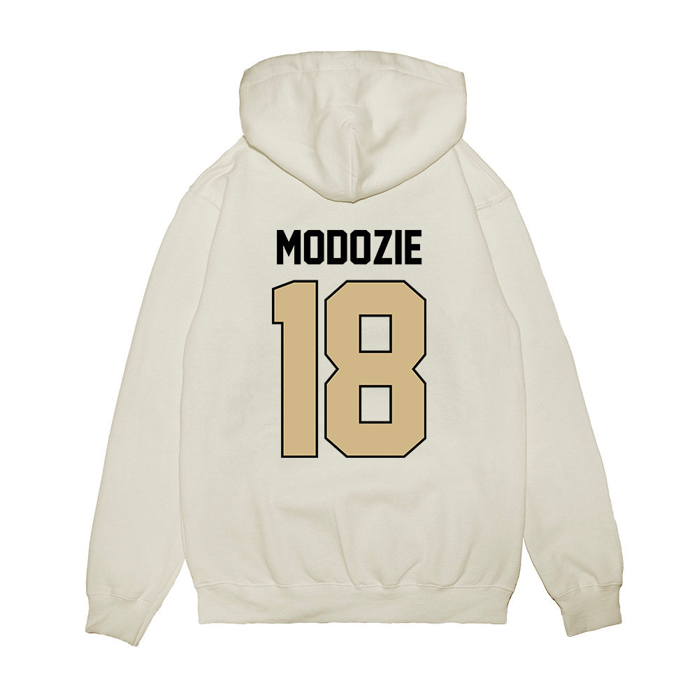 Purdue - NCAA Football : Elo Modozie - Vintage Helmet Premium Hooded Sweatshirt-1