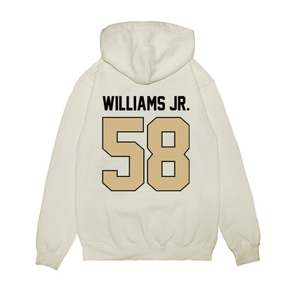 Purdue - NCAA Football : James Williams Jr. - Vintage Helmet Premium Hooded Sweatshirt-1