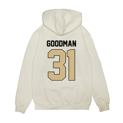 Purdue - NCAA Football : Finn Goodman - Vintage Helmet Premium Hooded Sweatshirt-1