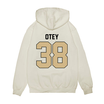 Purdue - NCAA Football : Zyntreacs Otey - Vintage Helmet Premium Hooded Sweatshirt-1
