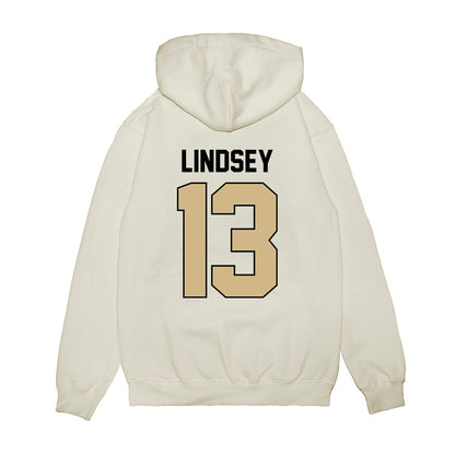 Purdue - NCAA Football : TJ Lindsey - Vintage Helmet Premium Hooded Sweatshirt-1