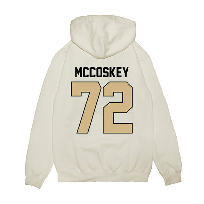 Purdue - NCAA Football : Jude Mccoskey - Vintage Helmet Premium Hooded Sweatshirt-1