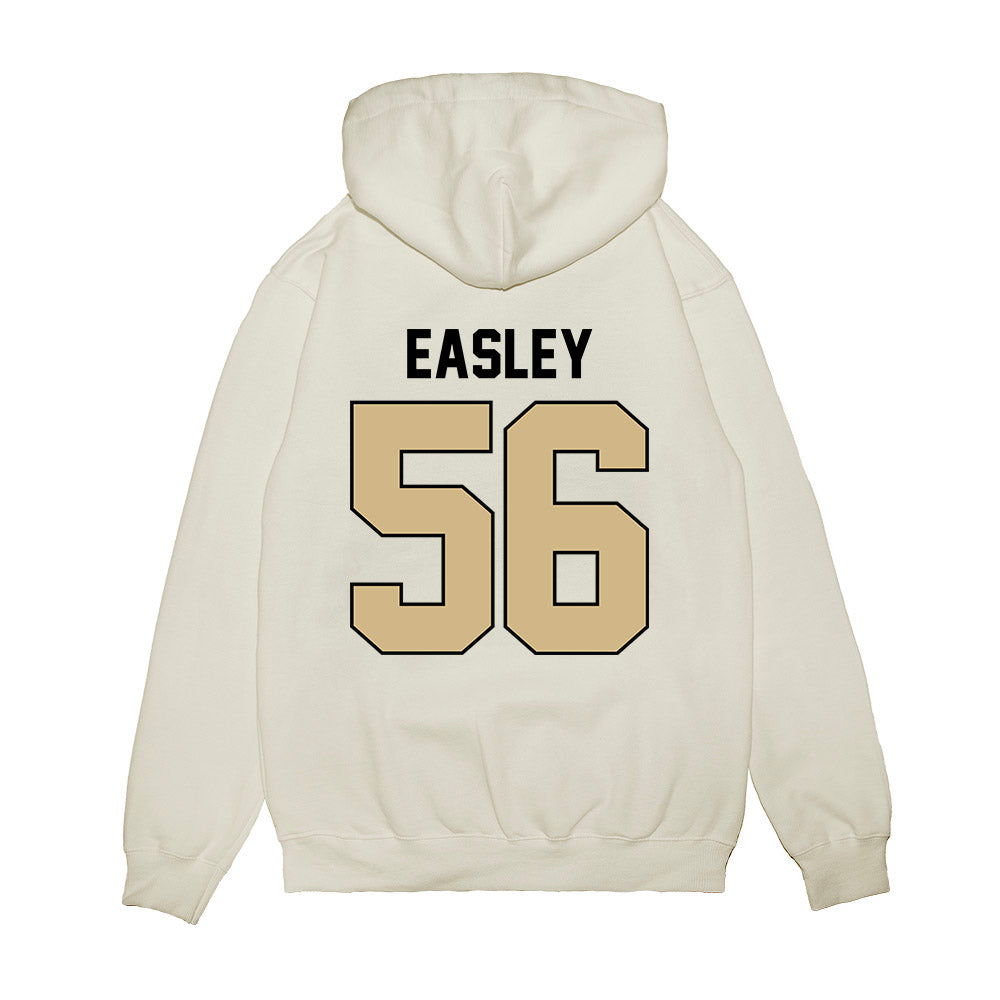 Purdue - NCAA Football : Marques Easley - Vintage Helmet Premium Hooded Sweatshirt-1