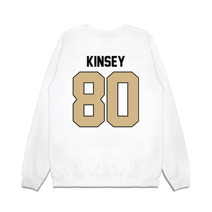 Purdue - NCAA Football : Brandon Kinsey - Vintage Helmet Premium Crewneck Sweatshirt-1