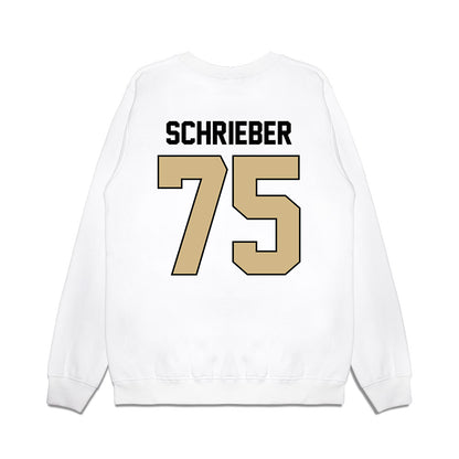 Purdue - NCAA Football : Rico Schrieber - Vintage Helmet Premium Crewneck Sweatshirt-1