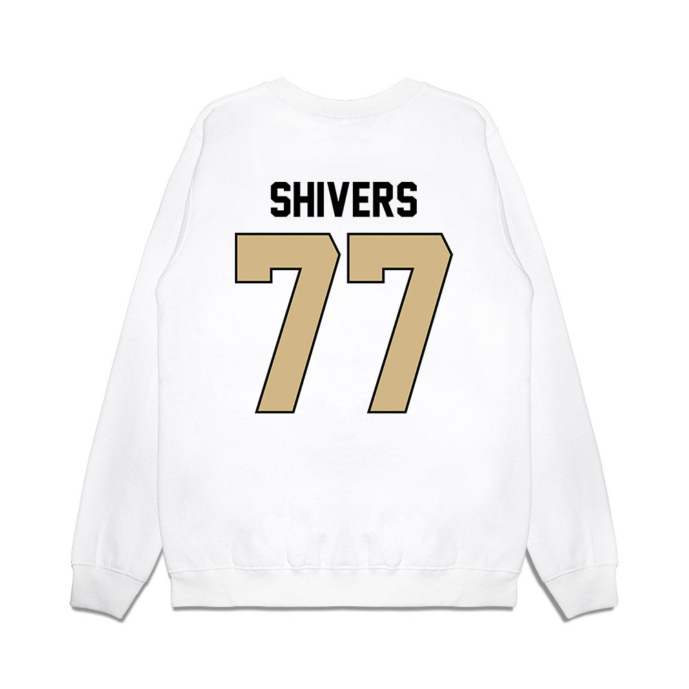 Purdue - NCAA Football : Jatavius Shivers - Vintage Helmet Premium Crewneck Sweatshirt-1