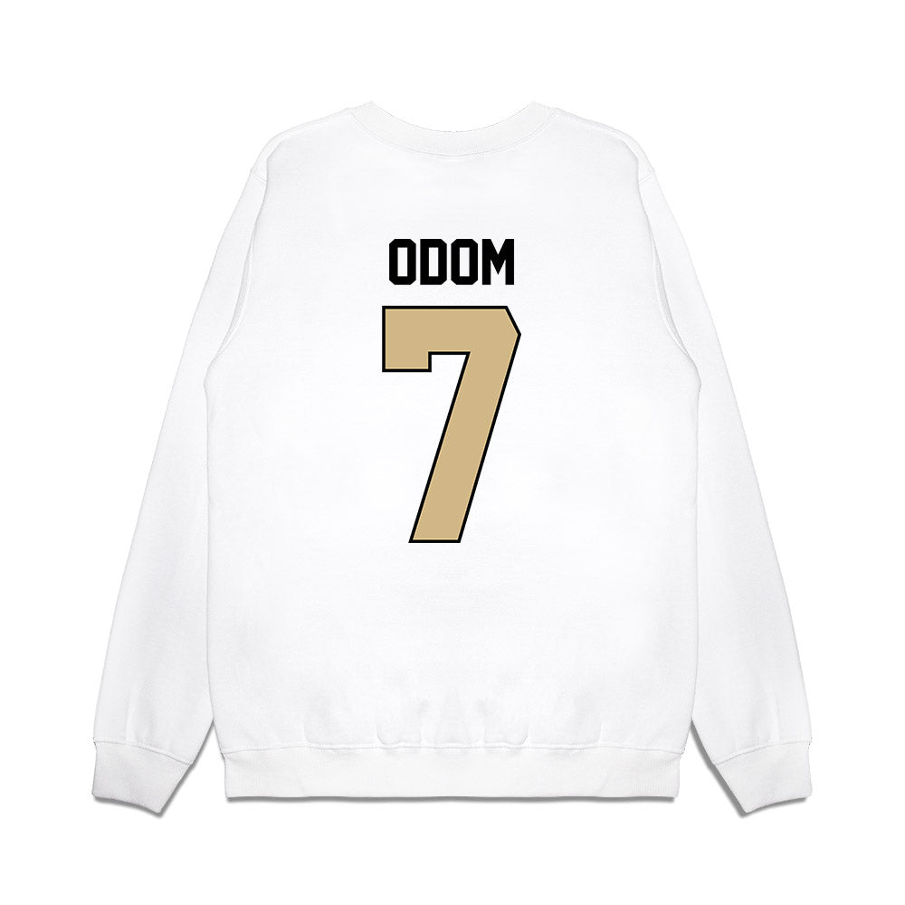 Purdue - NCAA Football : Garyt Odom - Vintage Helmet Premium Crewneck Sweatshirt-1