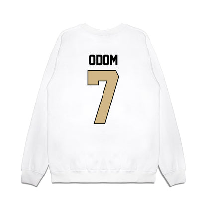 Purdue - NCAA Football : Garyt Odom - Vintage Helmet Premium Crewneck Sweatshirt-1