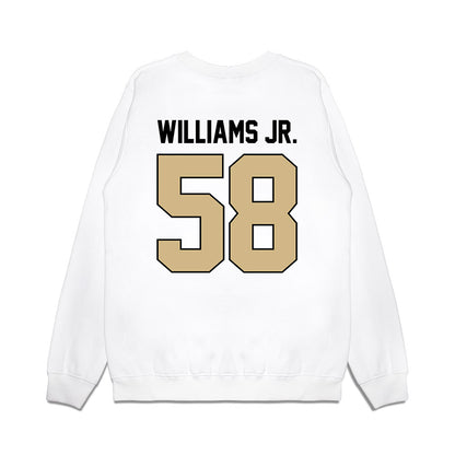 Purdue - NCAA Football : James Williams Jr. - Vintage Helmet Premium Crewneck Sweatshirt-1