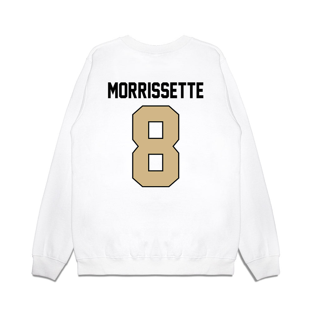 Purdue - NCAA Football : Denylon Morrissette - Vintage Helmet Premium Crewneck Sweatshirt-1
