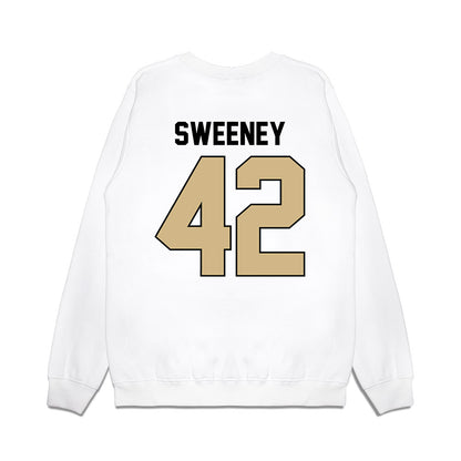 Purdue - NCAA Football : Brayden Sweeney - Vintage Helmet Premium Crewneck Sweatshirt-1