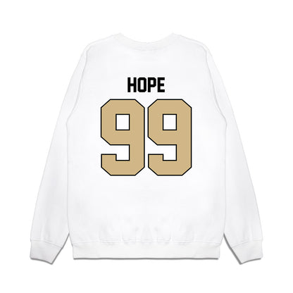 Purdue - NCAA Football : Josiah Hope - Vintage Helmet Premium Crewneck Sweatshirt-1