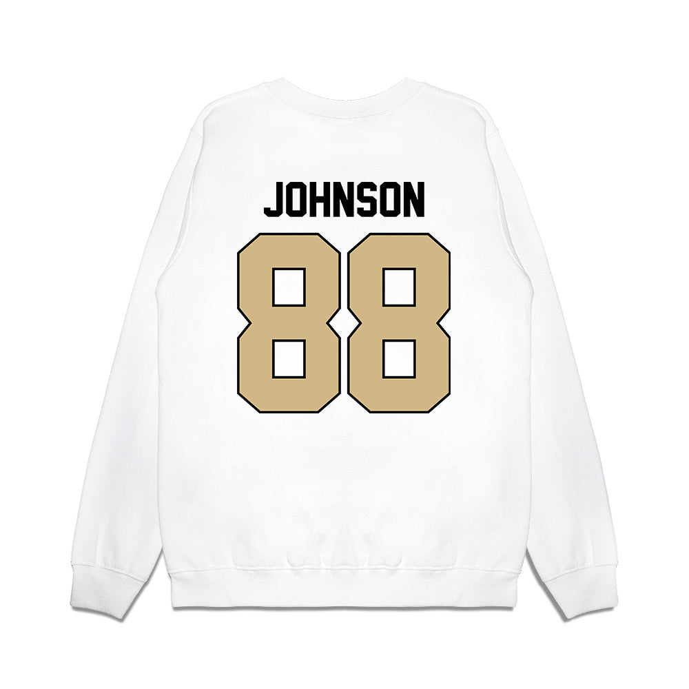 Purdue - NCAA Football : Jojo Johnson - Vintage Helmet Premium Crewneck Sweatshirt-1