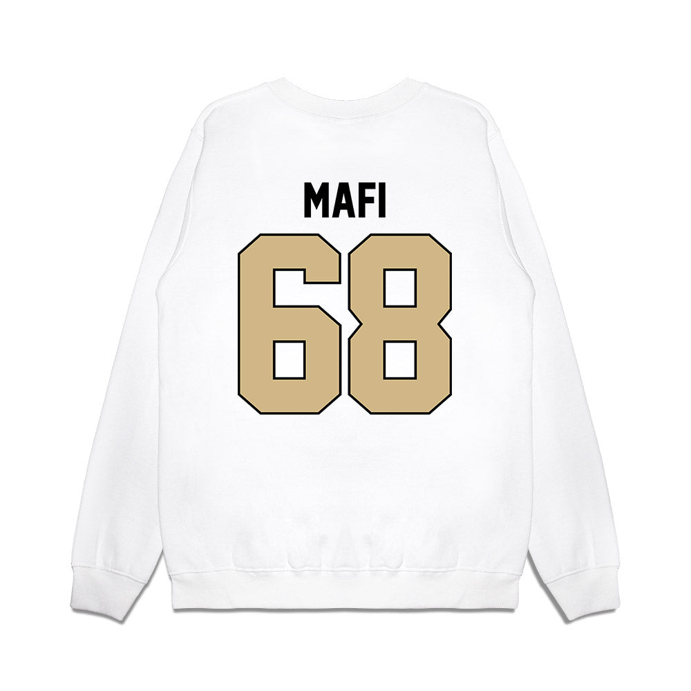 Purdue - NCAA Football : Nuku Mafi - Vintage Helmet Premium Crewneck Sweatshirt-1