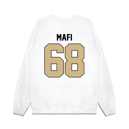 Purdue - NCAA Football : Nuku Mafi - Vintage Helmet Premium Crewneck Sweatshirt-1