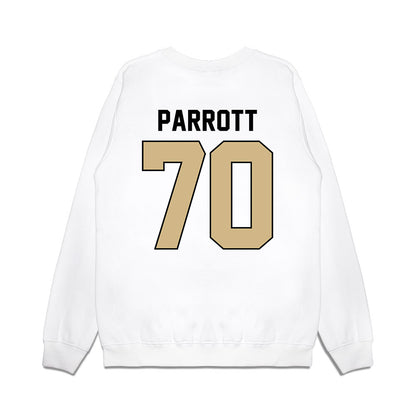 Purdue - NCAA Football : Maxwell Parrott - Vintage Helmet Premium Crewneck Sweatshirt-1