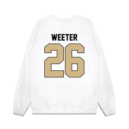 Purdue - NCAA Football : Jack Weeter - Vintage Helmet Premium Crewneck Sweatshirt-1