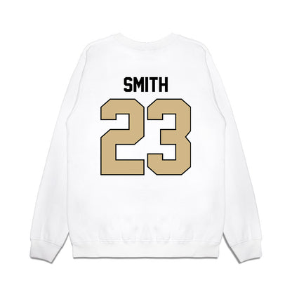 Purdue - NCAA Football : Trey Smith - Vintage Helmet Premium Crewneck Sweatshirt-1