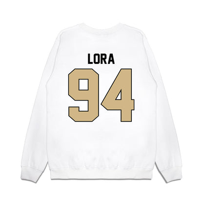 Purdue - NCAA Football : Rodney Lora - Vintage Helmet Premium Crewneck Sweatshirt-1
