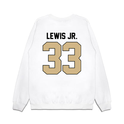 Purdue - NCAA Football : Jeremy Lewis Jr. - Vintage Helmet Premium Crewneck Sweatshirt-1