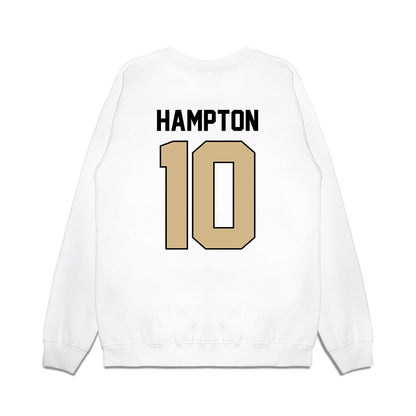 Purdue - NCAA Football : TaVari Hampton - Vintage Helmet Premium Crewneck Sweatshirt-1