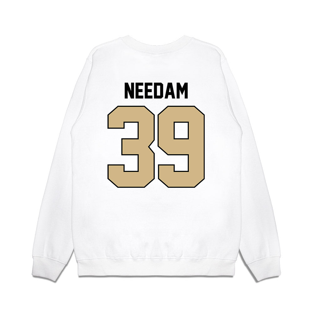 Purdue - NCAA Football : Isaiah Needam - Vintage Helmet Premium Crewneck Sweatshirt-1