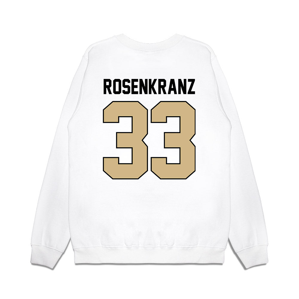 Purdue - NCAA Football : Quinn Rosenkranz - Vintage Helmet Premium Crewneck Sweatshirt-1