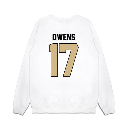 Purdue - NCAA Football : Bisi Owens - Vintage Helmet Premium Crewneck Sweatshirt-1
