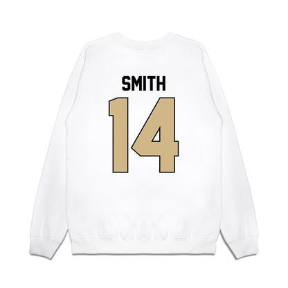 Purdue - NCAA Football : Emoni Smith - Vintage Helmet Premium Crewneck Sweatshirt-1