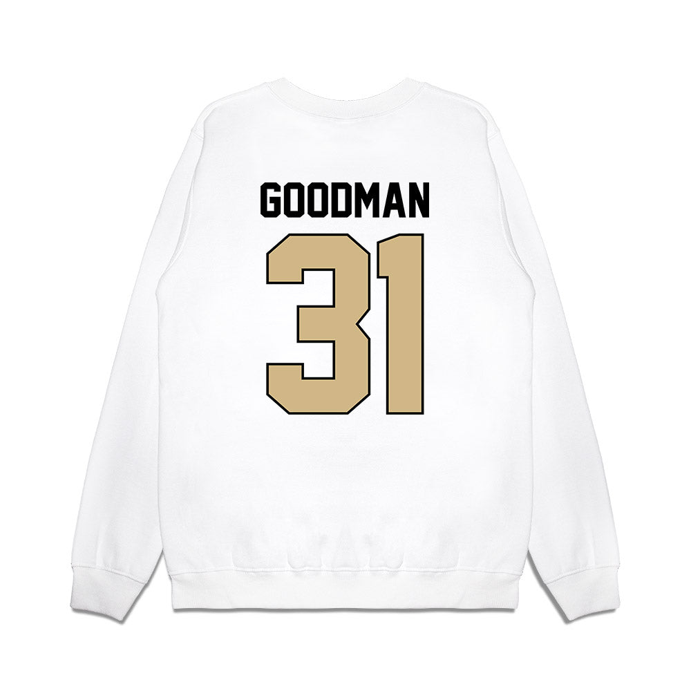 Purdue - NCAA Football : Finn Goodman - Vintage Helmet Premium Crewneck Sweatshirt-1