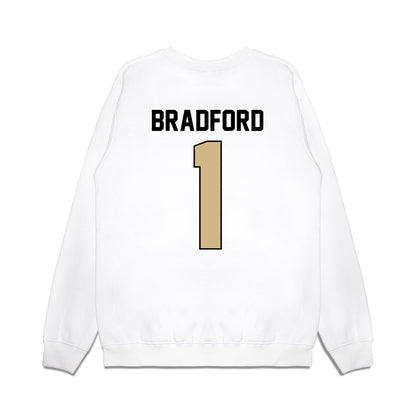 Purdue - NCAA Football : Smiley Bradford - Vintage Helmet Premium Crewneck Sweatshirt-1