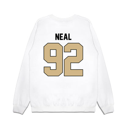 Purdue - NCAA Football : Curt Neal - Vintage Helmet Premium Crewneck Sweatshirt-1