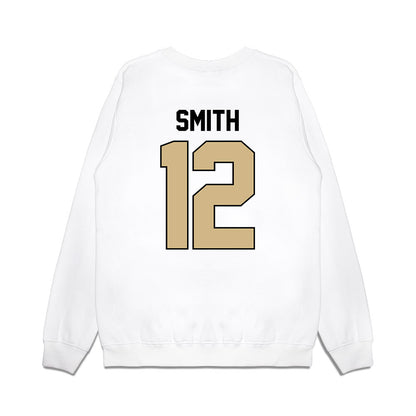 Purdue - NCAA Football : Corey Smith - Vintage Helmet Premium Crewneck Sweatshirt-1