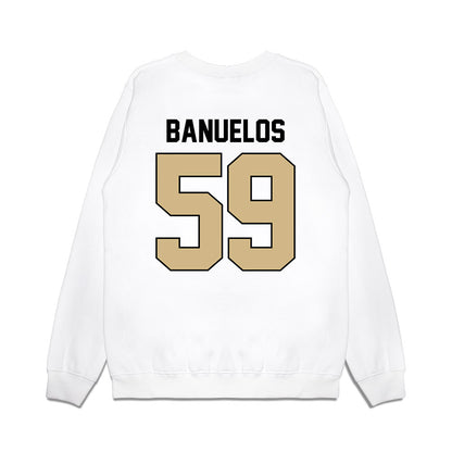 Purdue - NCAA Football : Micah Banuelos - Vintage Helmet Premium Crewneck Sweatshirt-1